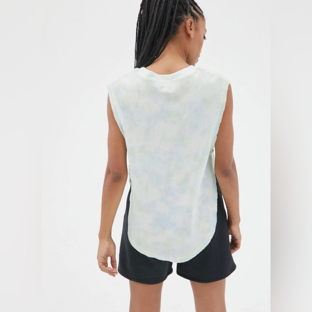 BDG Blue Marni Muscle Tank Top Urban Outfitters Sleeveless Light Blue Medium M - Picture 3 of 11